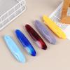 Travel Folding Toothbrush Portable Toothbrush Built In Cover Multi Color Size Collapsible Brush For Trip Daily Use Women Men