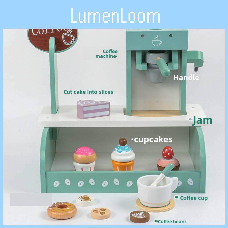 Store Wooden Convenience Toy With Pastry Design For Gift Kids