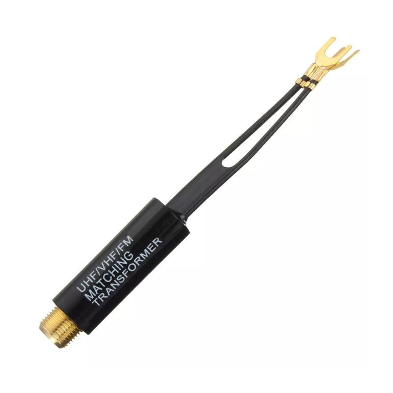 Transformation Adapter UHF Antennae Transformation Converter F Female HDTV Radio Antennae for Home Theater