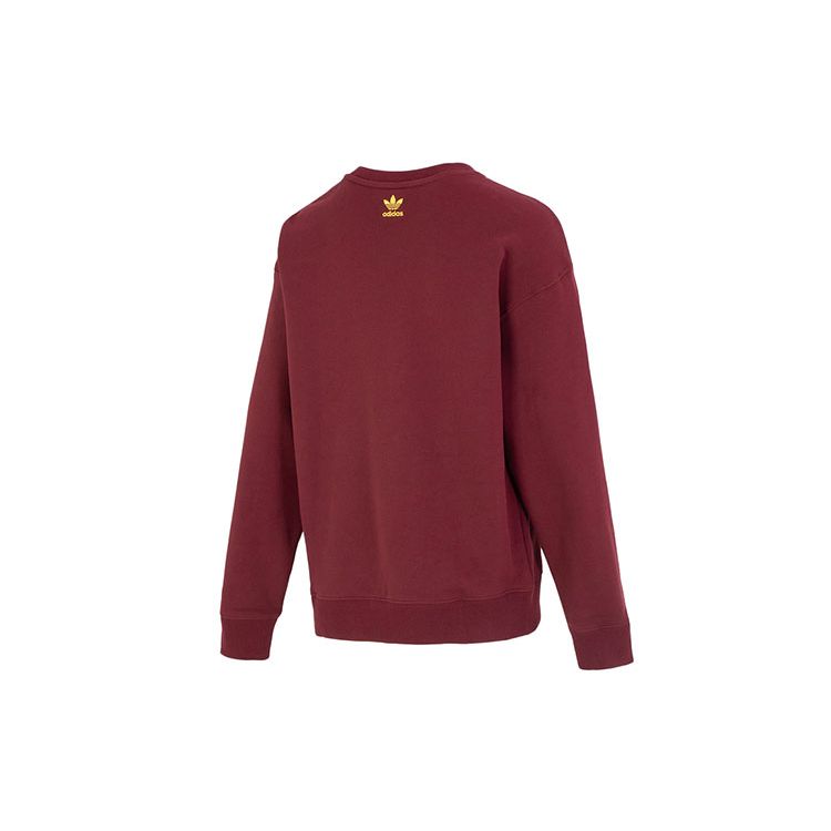 adidas Felpa Casual Sportiva Girocollo Monocolore Originali Donna Felpa Rossa IC6002