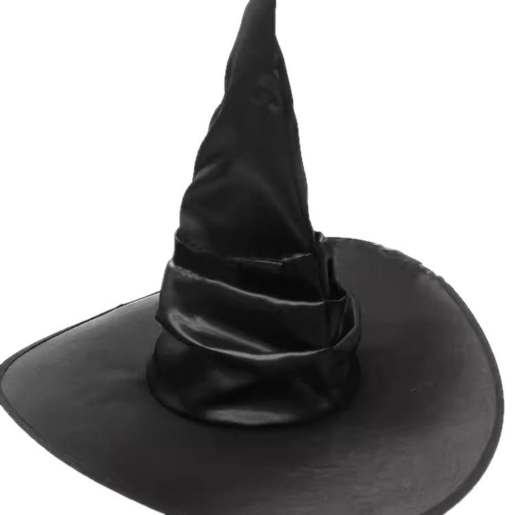 Halloween Falten Schwarz Hexe Hut Kostüm Requisite