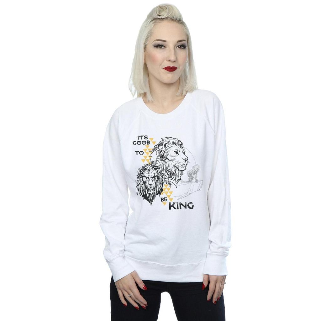 Disney Womens/Ladies The Lion King Movie It´s Good To Be King Sweatshirt