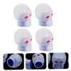 Anneome 4 Pcs Light Up Tire Pneumatic Caps Dust Caps Car Truck Motorcycle Skull Design
