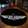Fashion Fighter Aircraft Top Gun Round Carpet Living Room Bedroom Carpet Non -slip Door Pad Yoga Mat Floor Mats Birthday Gift