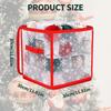 Waterproof Christmas Ornament Storage Box 36-Slot Christmas Ball Storage Box With Partition Board Christmas Decoration Container