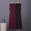 European and American Cross-border Women's Wear 2026 New Summer Sexy Hollow Knit Sleeveless Round Neck Slim Knit Dress for Women