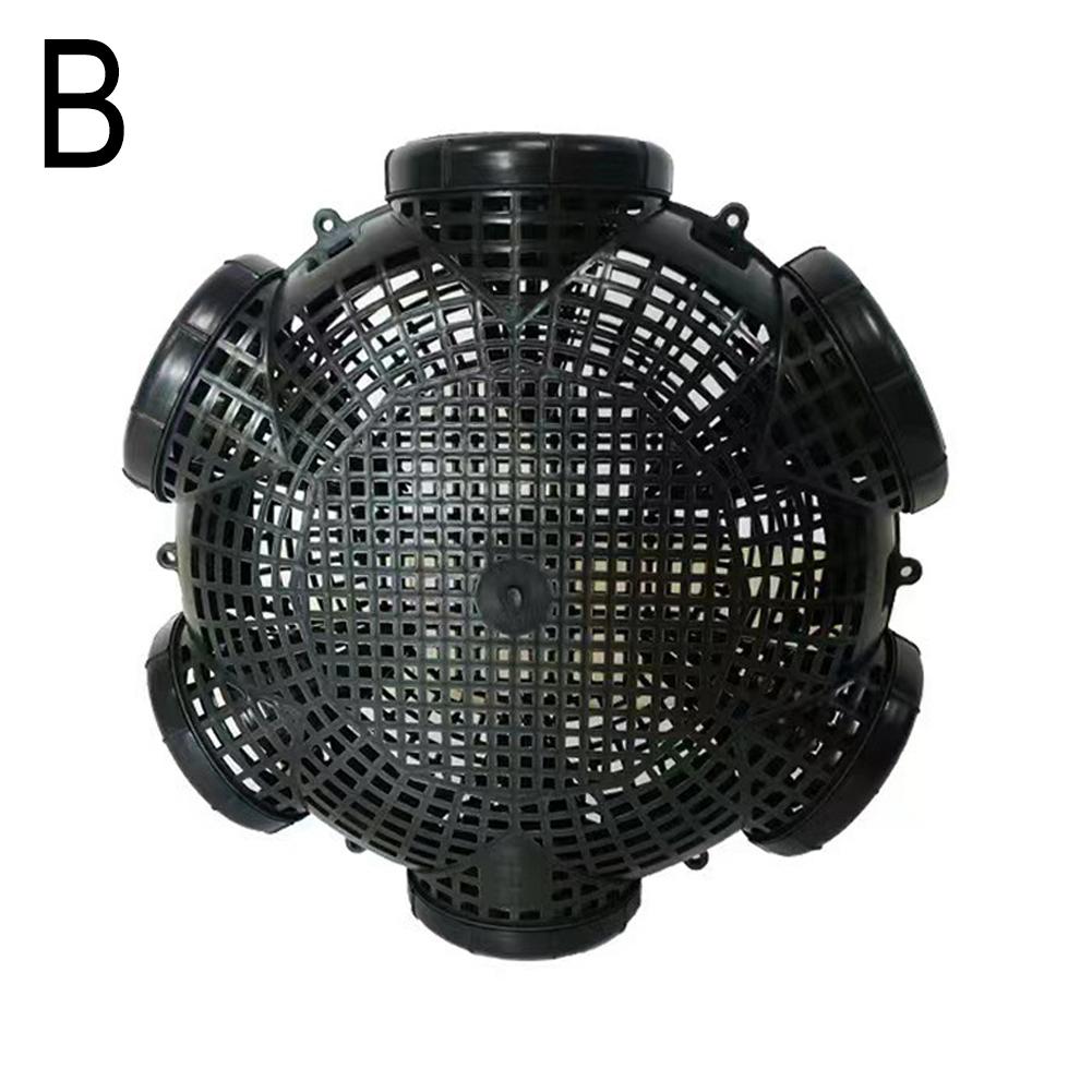 Upgraded 3/6/8holes Fishing Trap Yellow White Shark Specialized Cage Mudfish Shrimp Cage Upside-down Fishing Basket Plastic