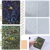 DIY Epoxy Resin Notebook Mold Cthulhu Wind Dragon Eye Written Mould 3D Embossed Notebook Leather for Case Silicone Mould