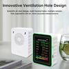 Automatic Display Air Quality Monitor Intelligent TVOC CO2 Sensor Carbon Dioxide Detector  Garage