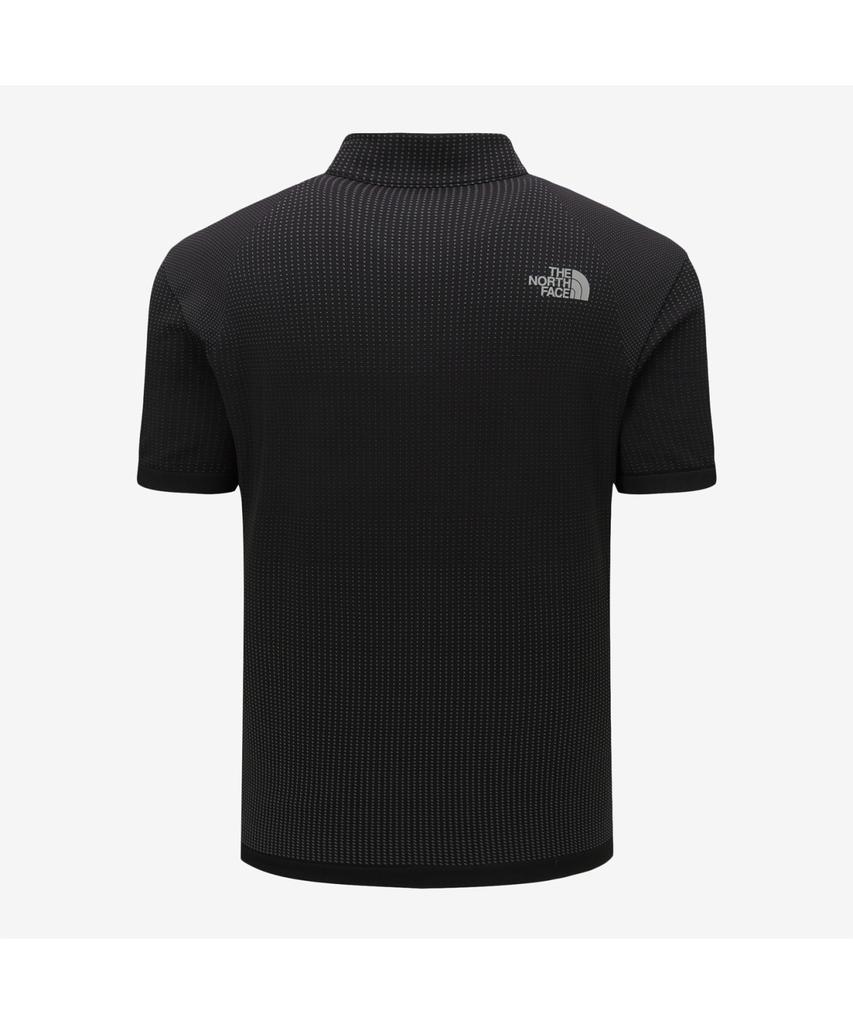 Noseupeiseu Nt7Ks13A Men'S Airwave Short Sleeve Zip Tee Black