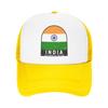 Mesh Sun Hats India Flag Emblem Vintage  Summer Trucker Hat For Unisex-Teens  y2k Funny Hot Sale Hunting Camping Baseball Cap