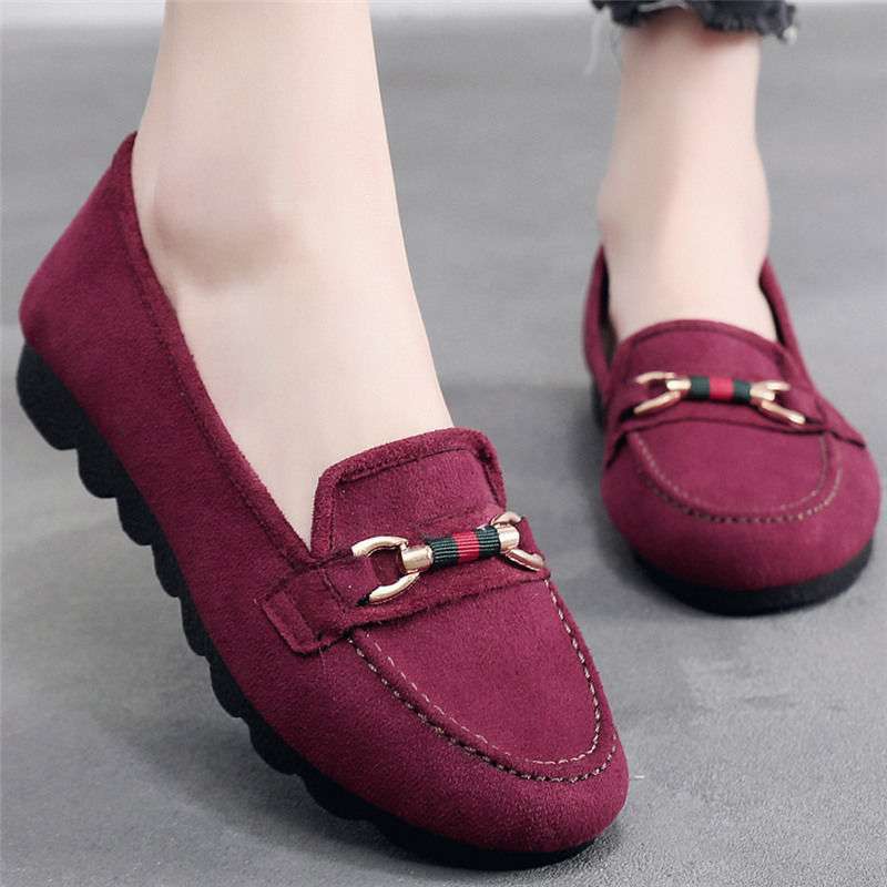 Polyurethane Sole Old North Cloth Shoes Women's Single Shoes Doudou Shoes Black Work Shoes Flat Sole Maternity Shoes Mother Shoes Large Size