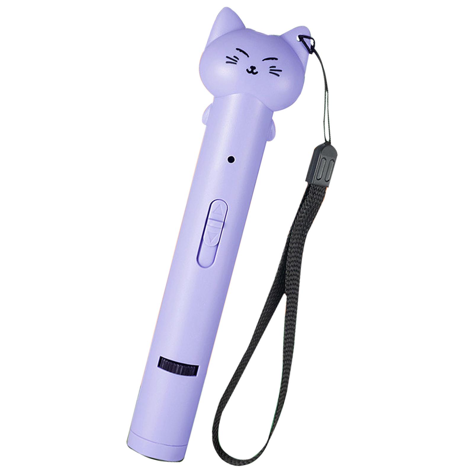 

Игрушки для кошек Лазерный тизер Лазерная указка Интерактивная игрушка для кошек для кошек, которые гоняются за перьями Type-C фиолетовый