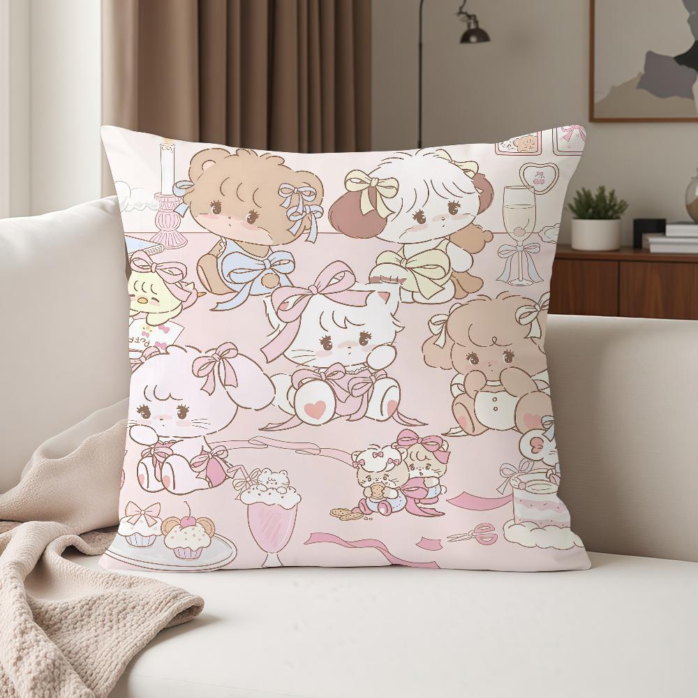 Cartoon Cute Mikko Pillow Case Suitable For Bedrooms Living Rooms Cars Home Decoration