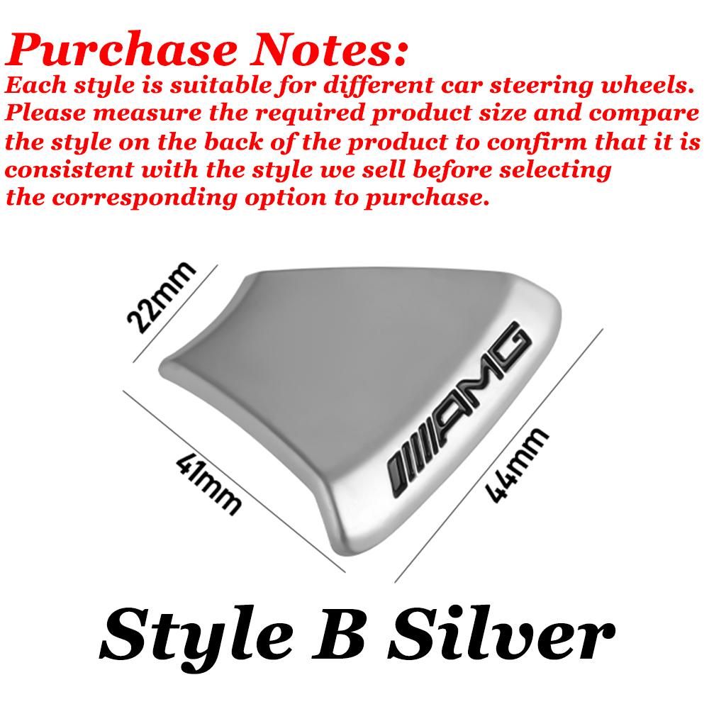 3D ABS Car Steering Wheel Emblem Sticker Interior Badge Decoration for Mercedes Benz AMG A B C E R G S Class GLK CLA GLB GLC GLA