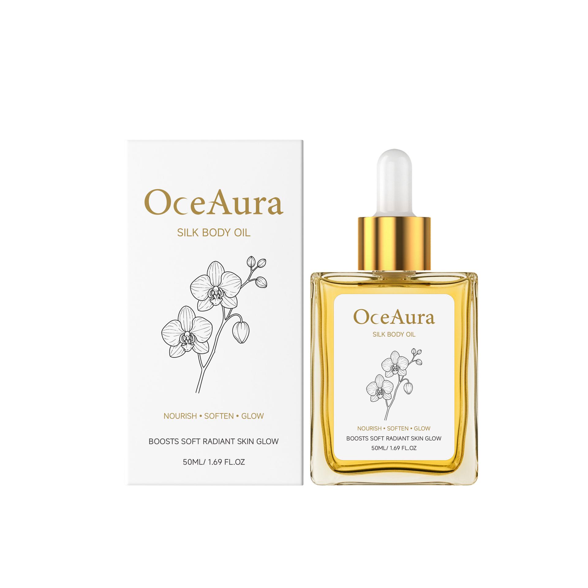 OCEAURA Освежающее Увлажняющее Масло для Тела - Легкая, Нежирная Текстура для Гладкой Кожи