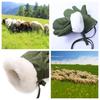 Wool Winter Fur Gloves - Thick, Windproof, Extra Warm Snow Gloves for Labor Protection