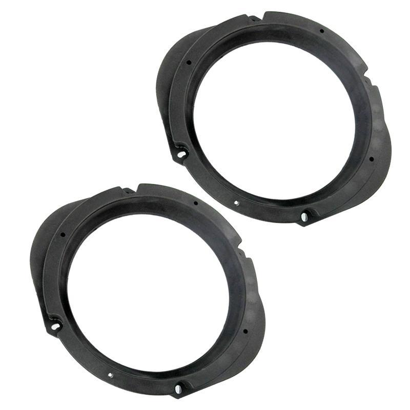 2Pcs Black  Speaker Installation Spacers Brackets Converter Adapter Fit For Mazda 3 5 6 8