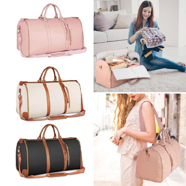 Suit Storage Bag Travel Women PU Folding Travel Bag Large Capacity Hand Luggage