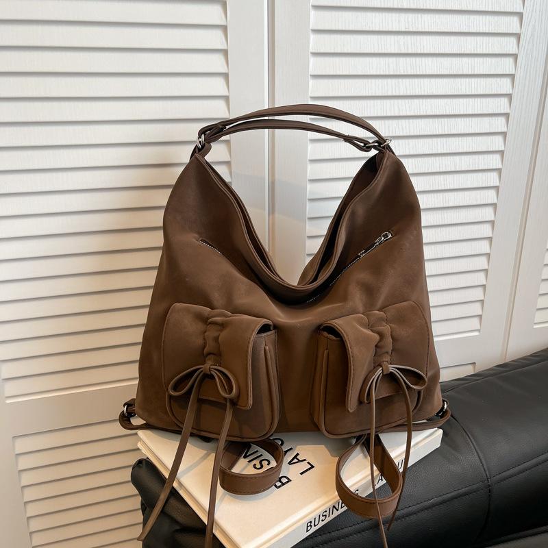 

Retro commuter tote bag women s large-capacity new autumn and winter multi-purpose shoulder messenger bag backpack