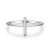 Tancise Klassisk 925 Sterling Sølv Zircon Ring Dame Smykker Bryllup Løfte Party Gift