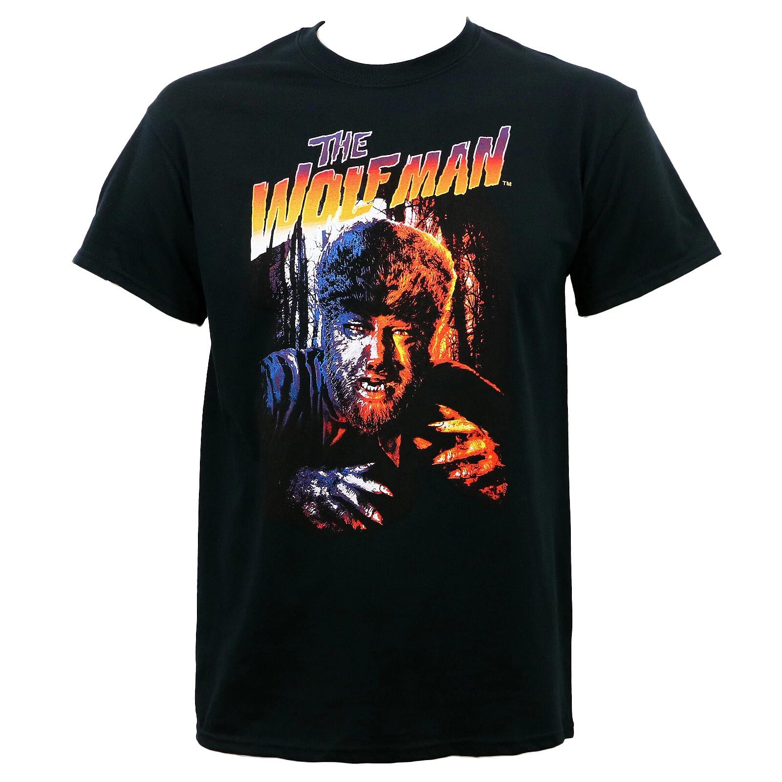 Authentic UNIVERSAL MONSTERS New Wolfman Lon Chaney T-Shirt S-2XL NEW L