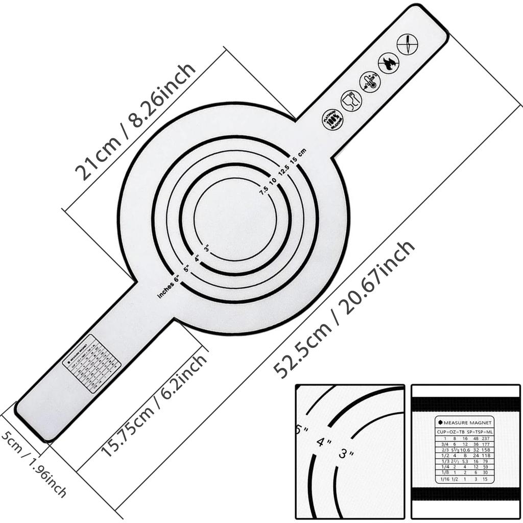 1PC Silicone double ear bread oven pad reusable Dutch oven pad non stick baking tool for transferring dough