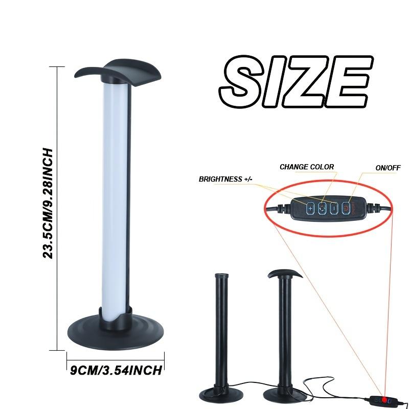 1 Drag 2,Colorful Pillar-Style Home Decorative USB Lamp,2 Modes USB Powered Button Control Living Room Ambient Light,USB Line Control Adjustable Light