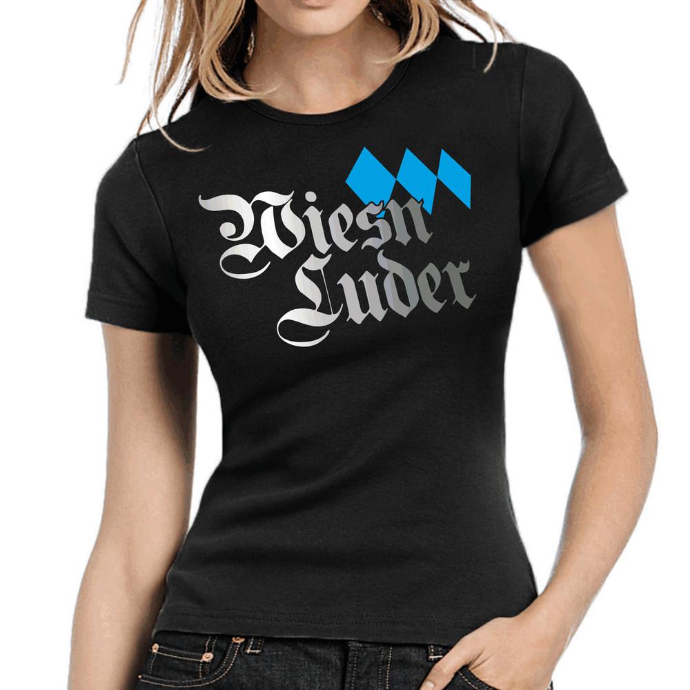 

Oktoberfest Babe Munich Bavaria Sayings Fun Comedy Ladies Girlie T-Shirt S