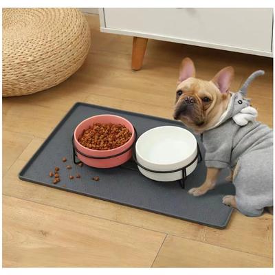 Haustier Platzset Katze Hund Trinken Füttern Platzset Fressnapfmatten Katzenfuttermatte Hundenapfmatte Silikon Wasserdicht Haustiernapfunterlage