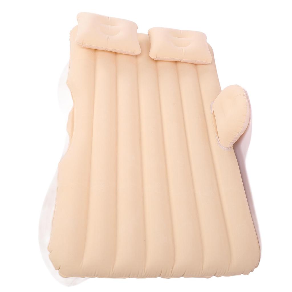 Aufblasbare Auto-Luftmatratze mit 2 Kissen Erhöhter Komfort Stabile Unterstützung Tragbarer Auto-Rücksitz