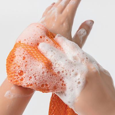 African Exfoliating Mesh Sponge Bath Towel Dual-Sided Exfoliation Gentle Face Body Silky Smooth Skin Towel