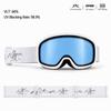 Anti-glare ski goggles with a coated lens, featuring a full-coverage soft sponge design to block wind and sand, suitable for snow climbing, mountain