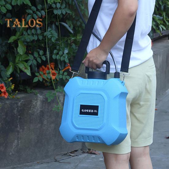 Bateriemi napájený postřikovač 2 galony USB dobíjecí elektrický postřikovač s teleskopickou tyčí 3 režimy postřiku Přenosný batohový postřikovač s popruhem pro zahradu