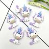 10pcs  Cartoon  Unicorn Flatback  Accessories Resin   DIY Scrapbooking