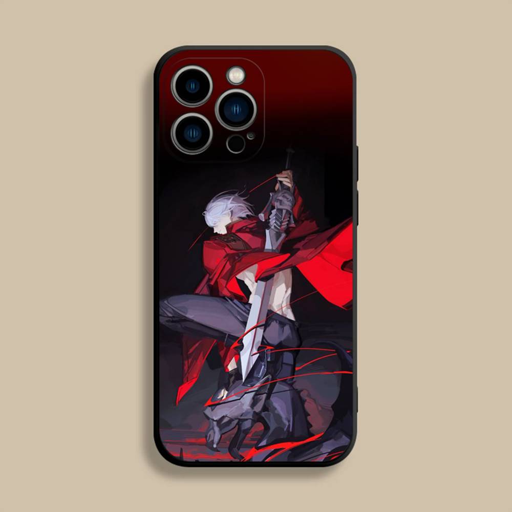 D-Devil M-May C-Cry Phone Case For iPhone 17,16,15,14,13,12,Pro,Max,Plus,E,SE4,Air,Mini Black Soft Cover