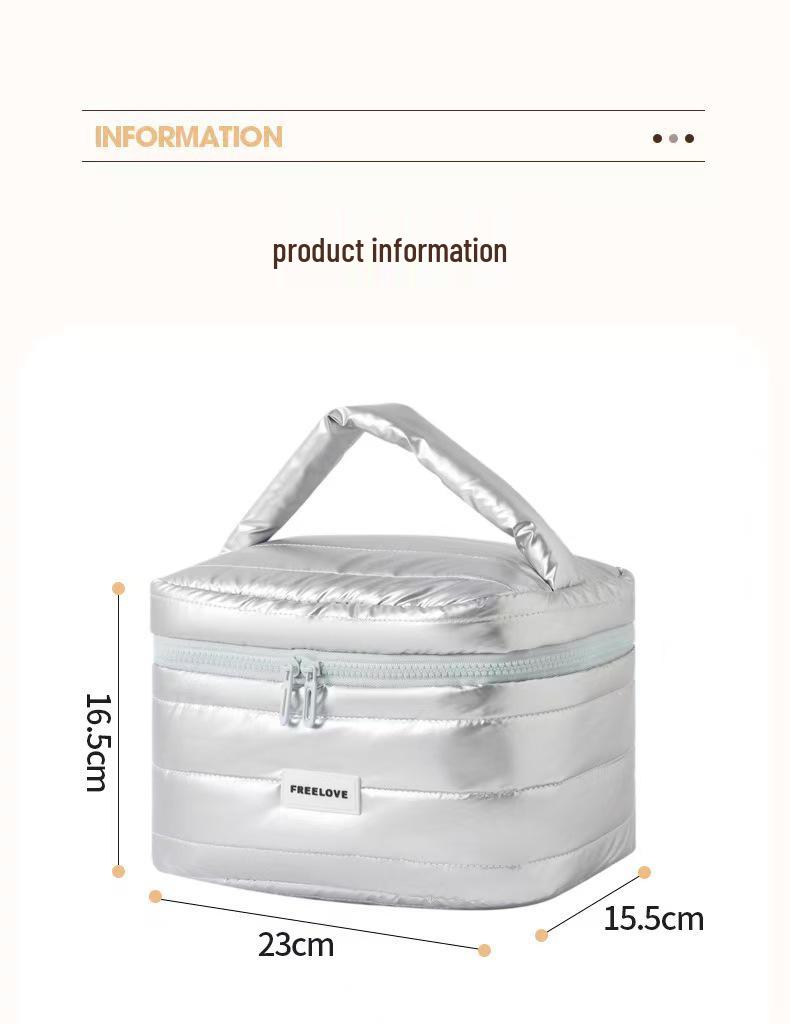 Women's Large Waterproof Makeup Bag - Portable, Ultralight, High Value Autumn Design