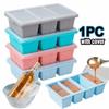 Silicone Food Freezing Molds with Lid Food Sauce Storage New Ice Cube Mold