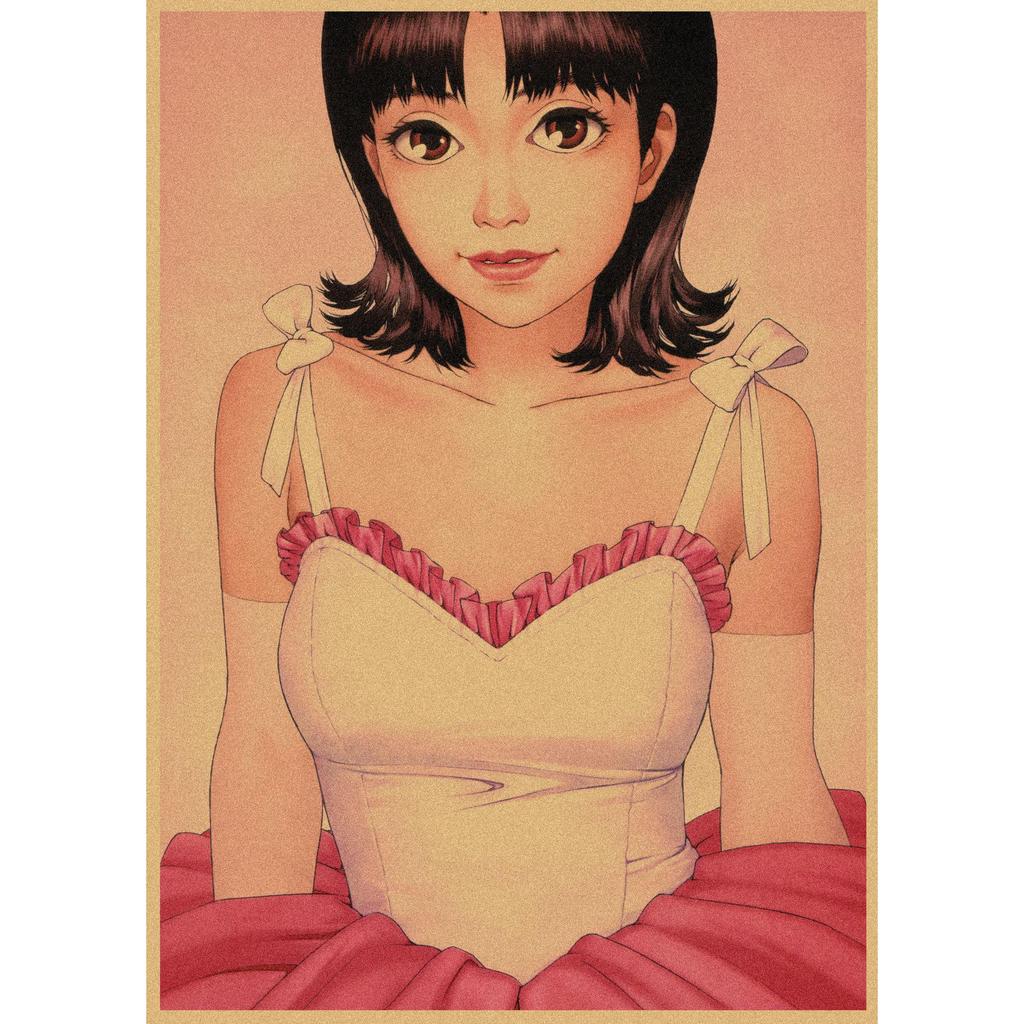 Retro Kraftpapier Poster: Satoshi Kon Collection - Tokyo Godfathers, Millennium Actress, Paprika, Perfect Blue, Reincarnation 265