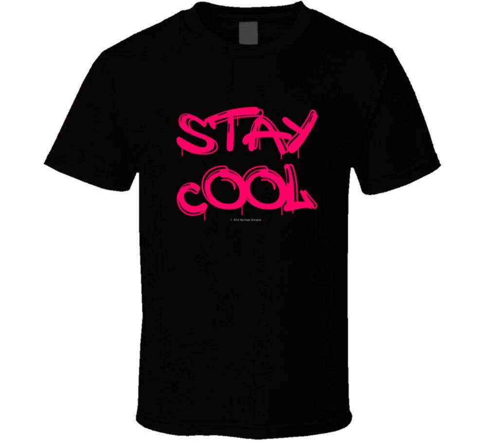 Stay Cool Funny Gift Summer Graffiti Cold Springs Designs T Shirt 2XL