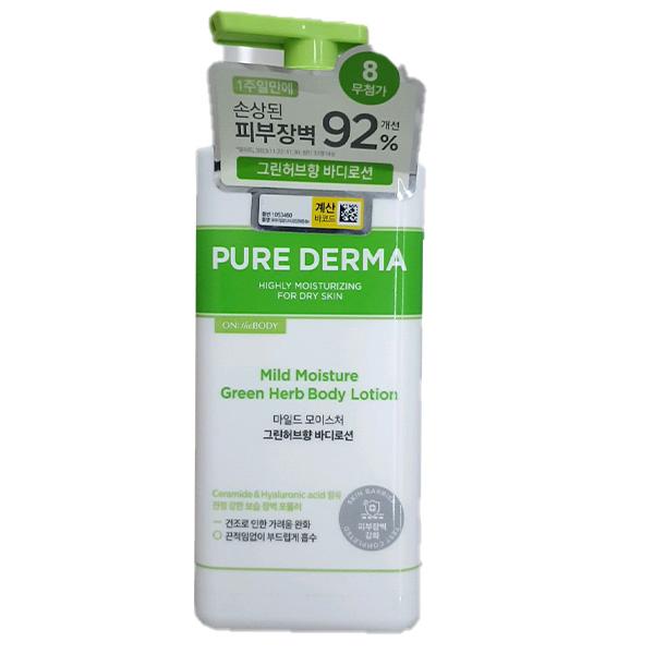 OnTheBody Pure Derma Moisture Body Lotion Green Herb Scent 400ml One thing