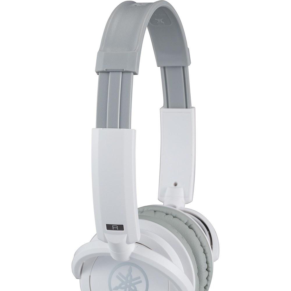 YAMAHA HPH-100WH Headphones White Powerful Sound Rich Tone Long-lasting Comfort Stereo Plug Adapter Included