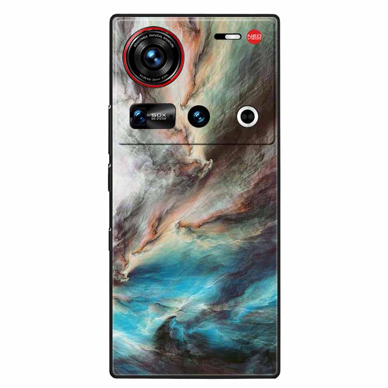 For ZTE Nubia Z70 Ultra 5G Case 6.85'' Black Silicone TPU Soft Phone Cover for Nubia Z70 Ultra Protective Back Shells Z 70 Ultra