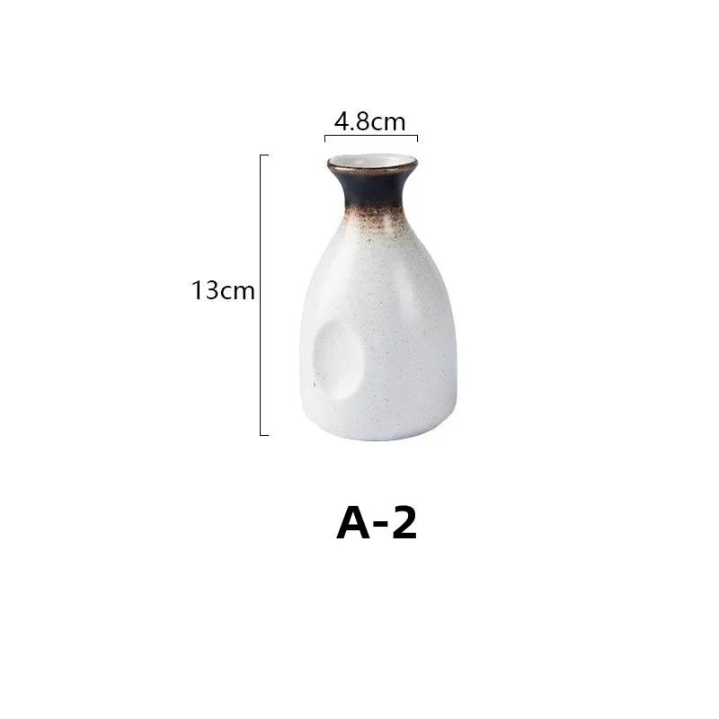 Japanese Sake Kettle Household Ceramic Baijiu Dispenser Baijiu Bottle Wine Cup Bar Restaurant Drinking Supplies Accessories