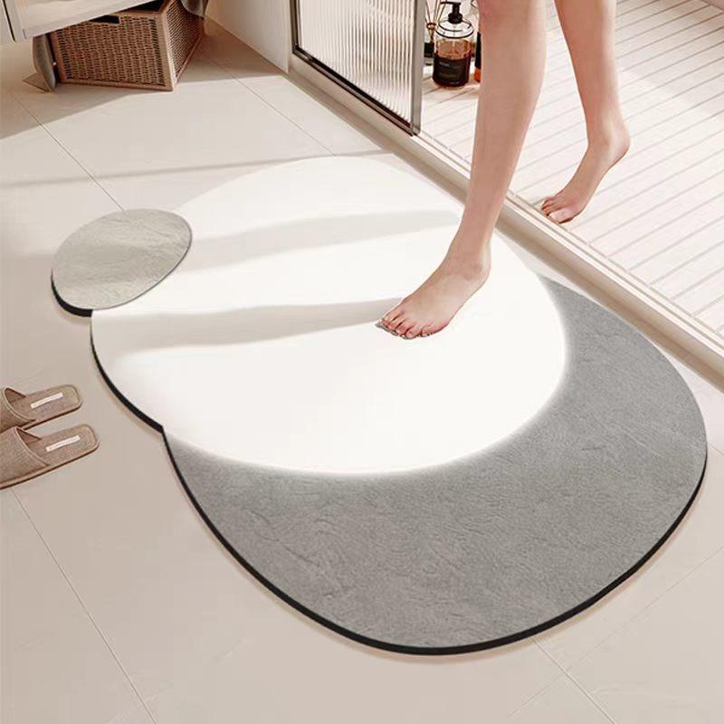 Bathroom absorbent diatom mud toilet doormat toilet toilet floor mat toilet carpet