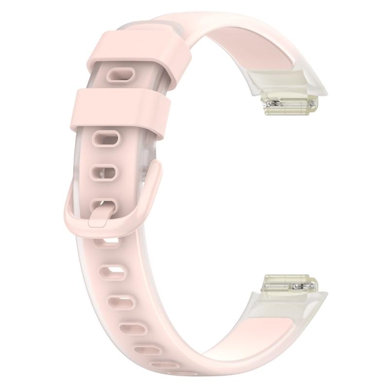 Clear Two Tones Fitness Band Breathable Soft Silicone Quick Change Accessory Simple Installation for Watch Inspire 3