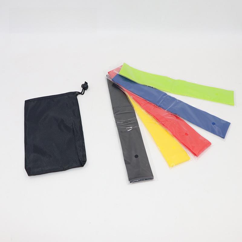 Yoga TPE Resistance Band & Ring Set