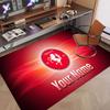 Custom Rug FC Twente Pattern Print Name Text Soft Non‑Slip Floor Carpet for Home Indoor Decoration
