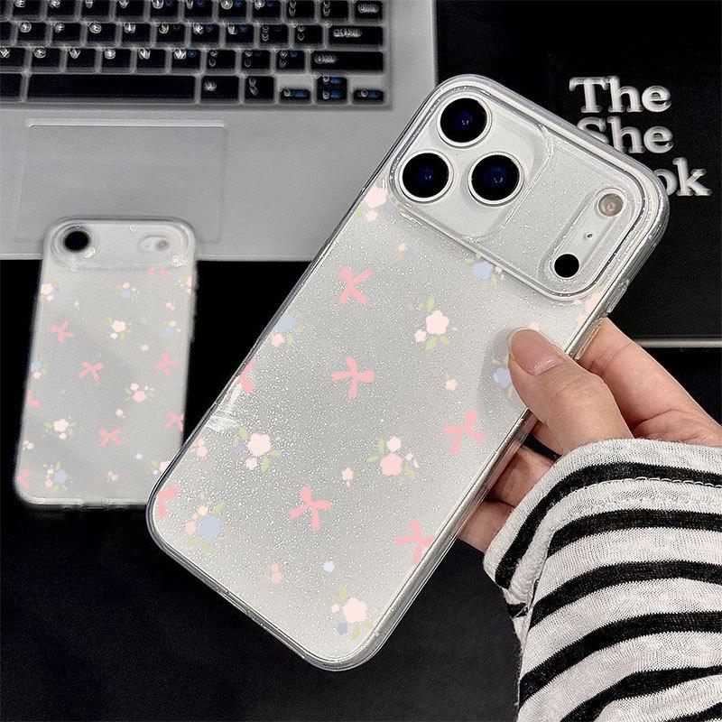 

Розовый чехол-накладка с блестками для Apple 11, 15, 16, 16 Plus, 17 Pro Max и 17 Air Apple 11 Pro