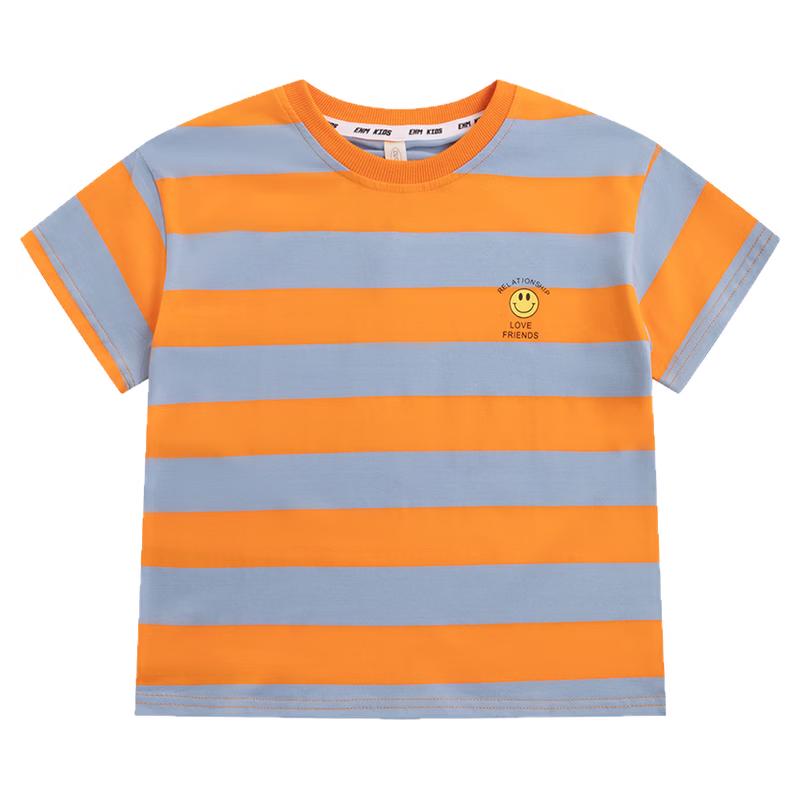 Little Elephant Hamm Boys  Striped Short Sleeve T-Shirt 160 cm